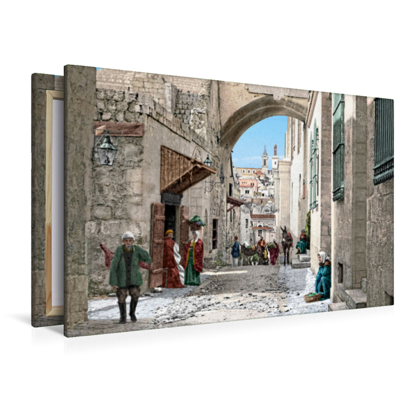 Jerusalem – Ecce-Homo-Bogen in der Via Dolorosa um 1900