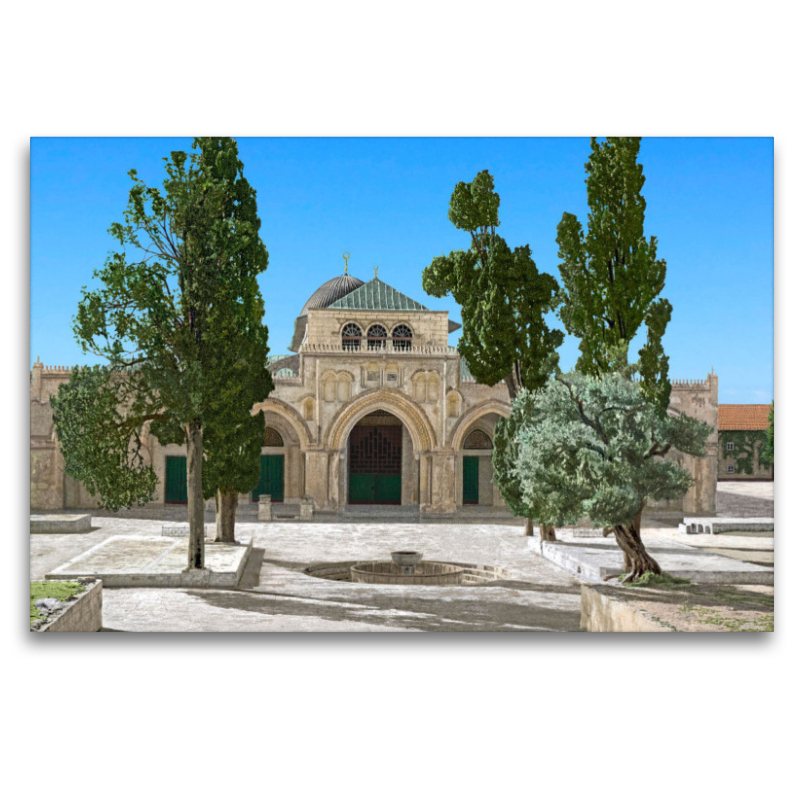 Jerusalem – Al-Aqsa-Moschee um 1900