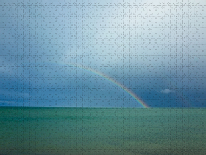 Regenbogen über der Ostsee