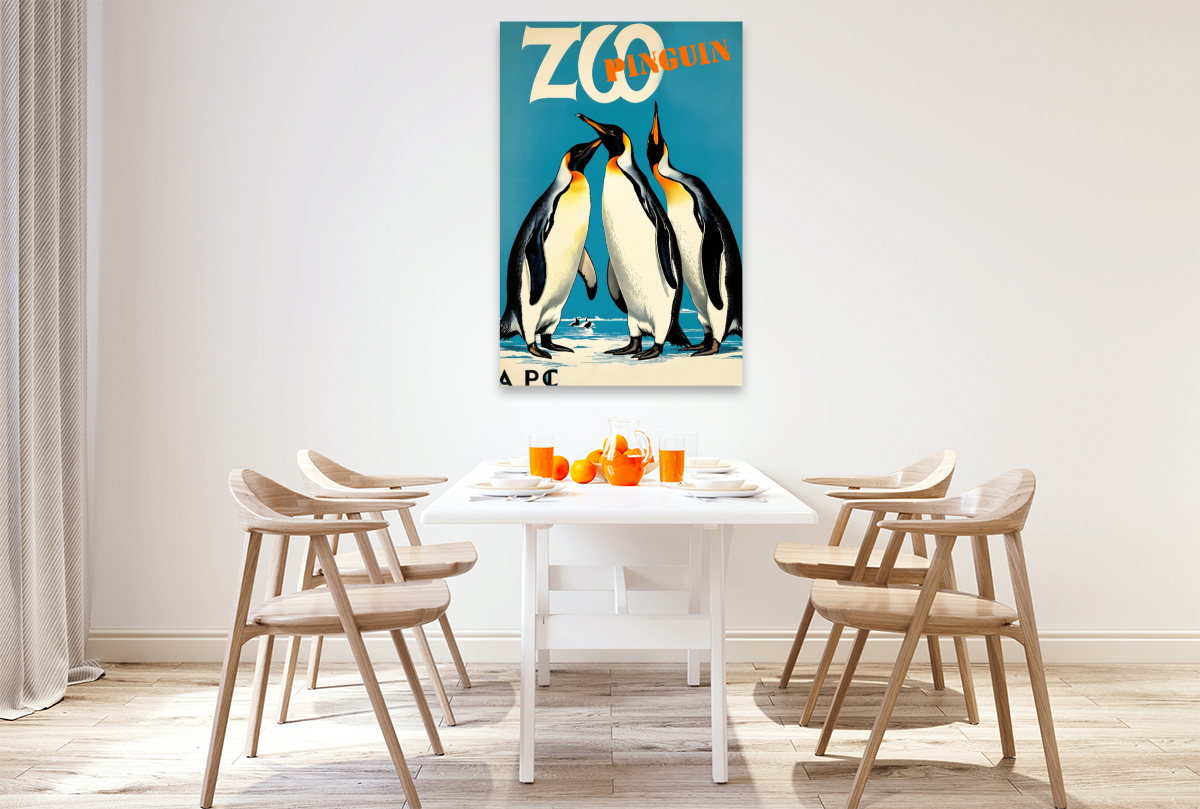 Vintage Pinguin Poster