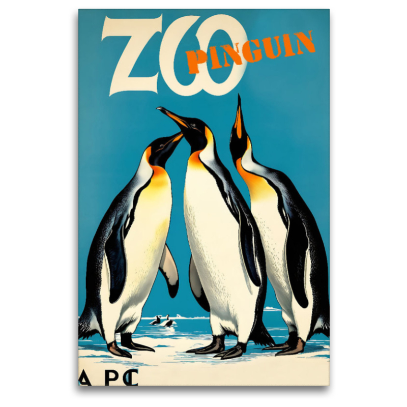 Vintage Pinguin Poster