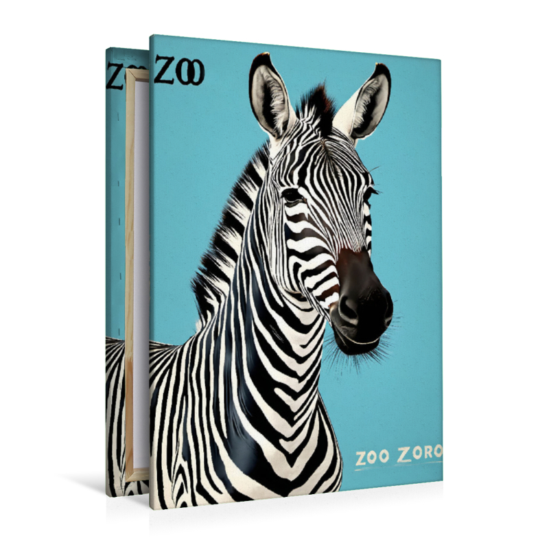 Vintage Zebra Poster