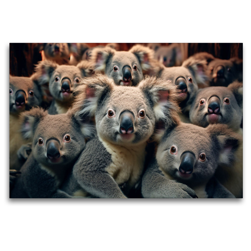 Viele Koalas auf einem Bild