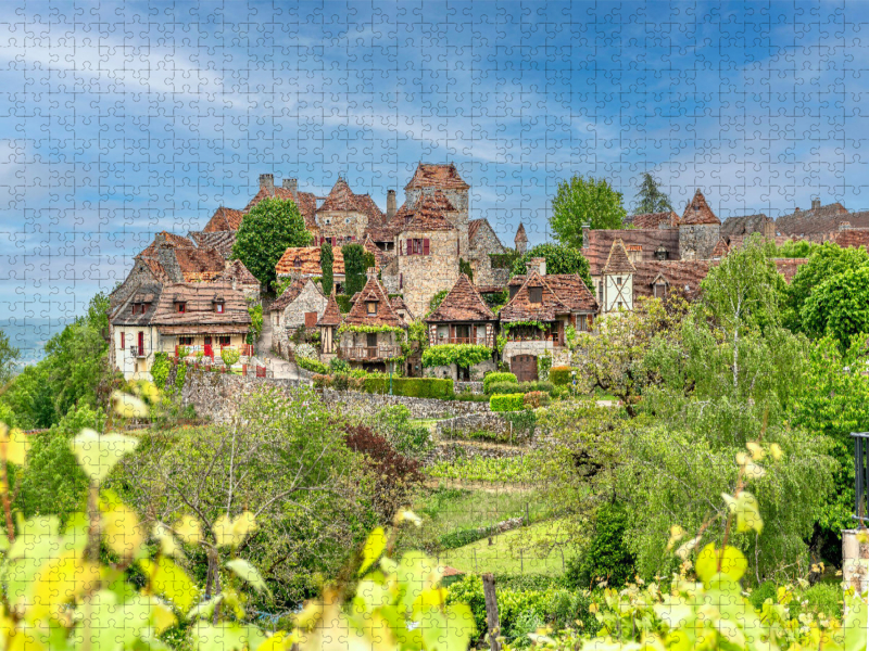 Loubressac. Ein malerisches Dorf mit Schloss, Kirche und verwunschenen Altstadtgassen