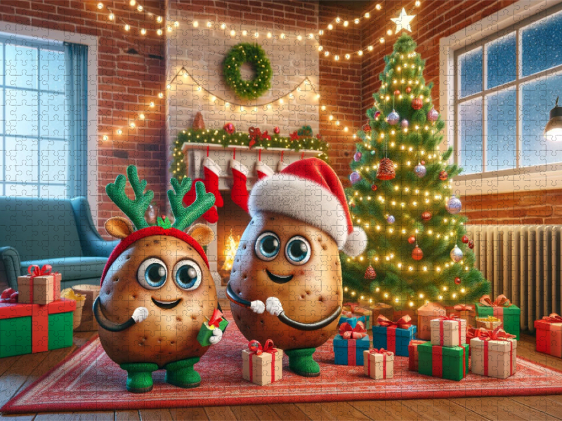 Weihnachtszauber im Wohnzimmer: Die festlichen Couch-Potatoes