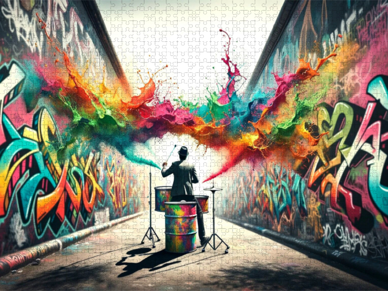 Urban Beats: Graffiti Rhythms