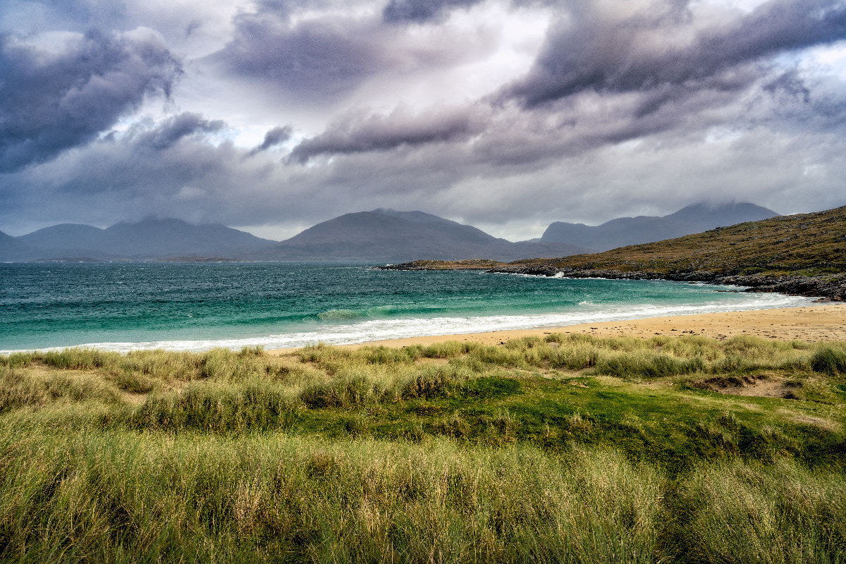 Luskentyre Beach, Wanderung in den Dünen