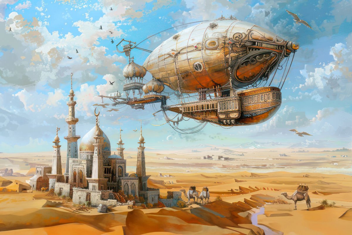 Steampunk airships