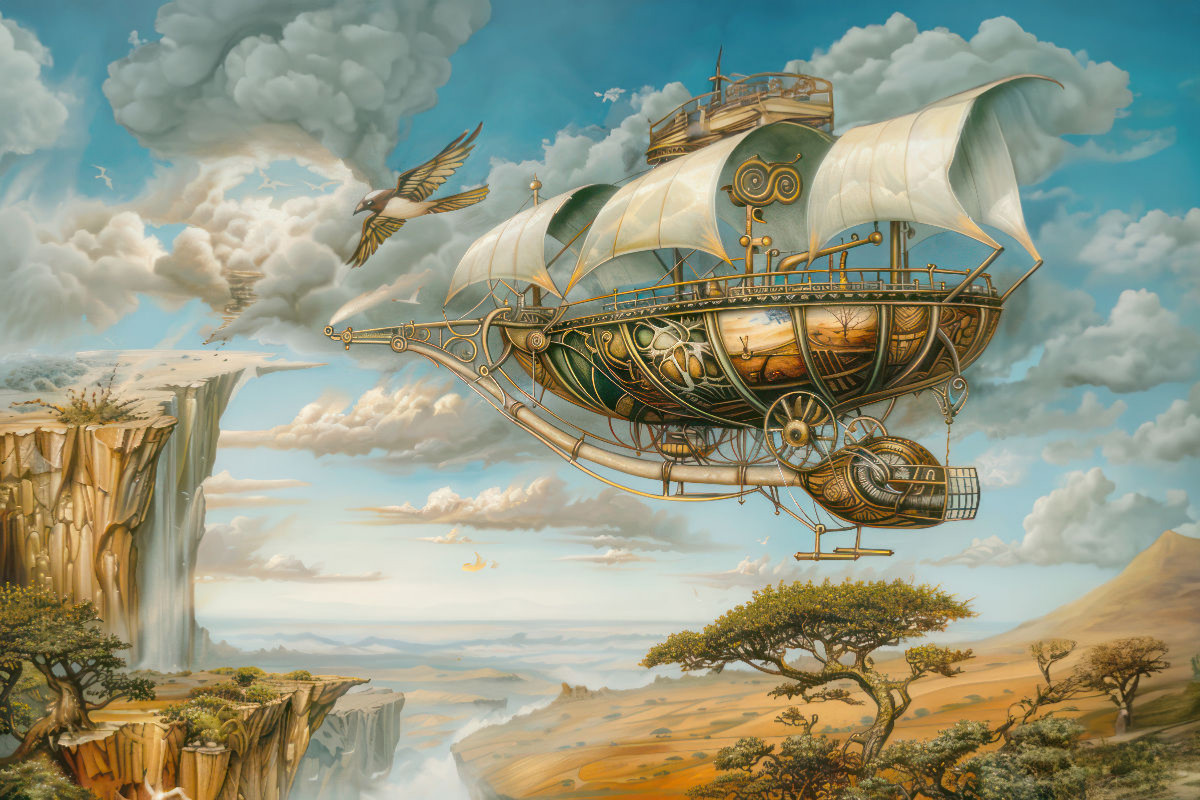 Steampunk airships