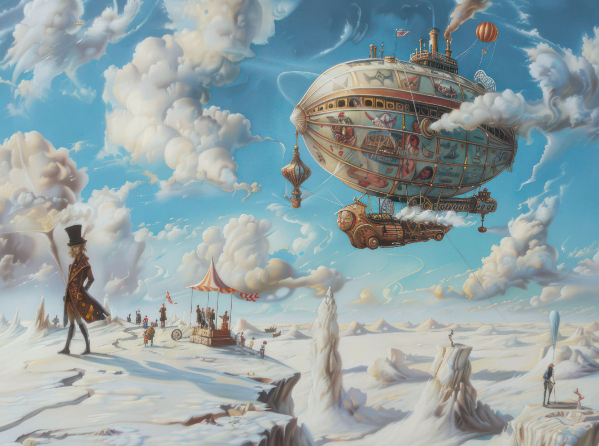 Steampunk airships