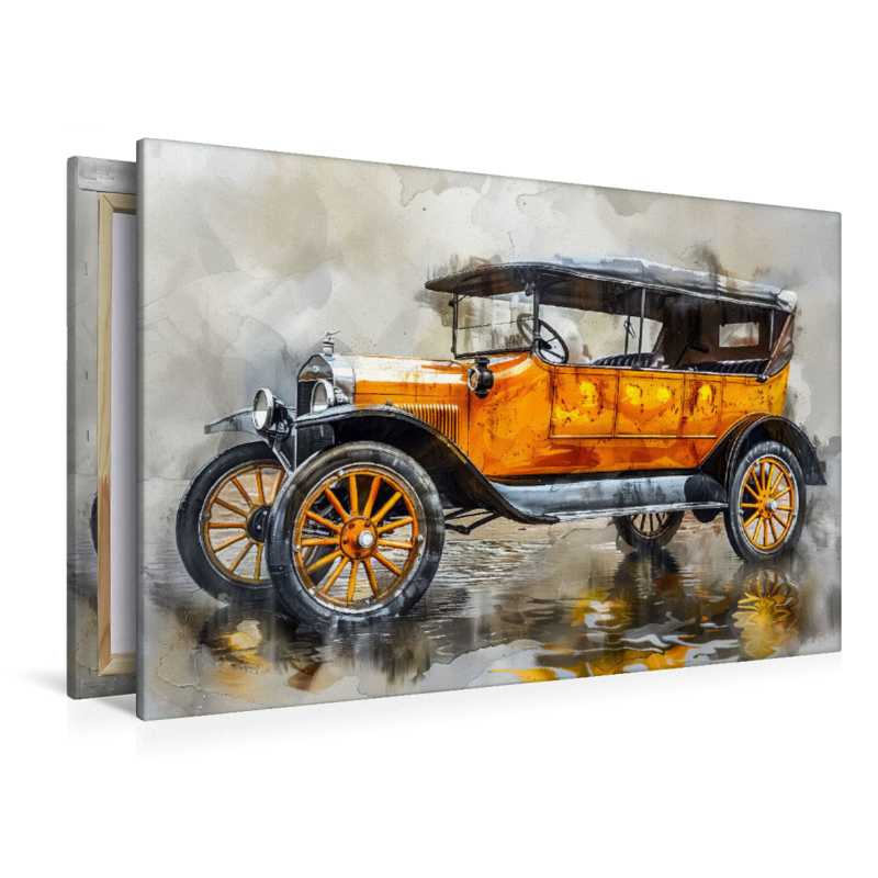 Ein Motiv aus dem Kalender Aquarell Oldtimer