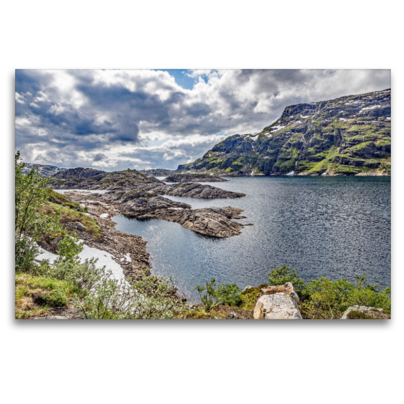 Der Stausee Svartavatnet in der Provinz Rogaland