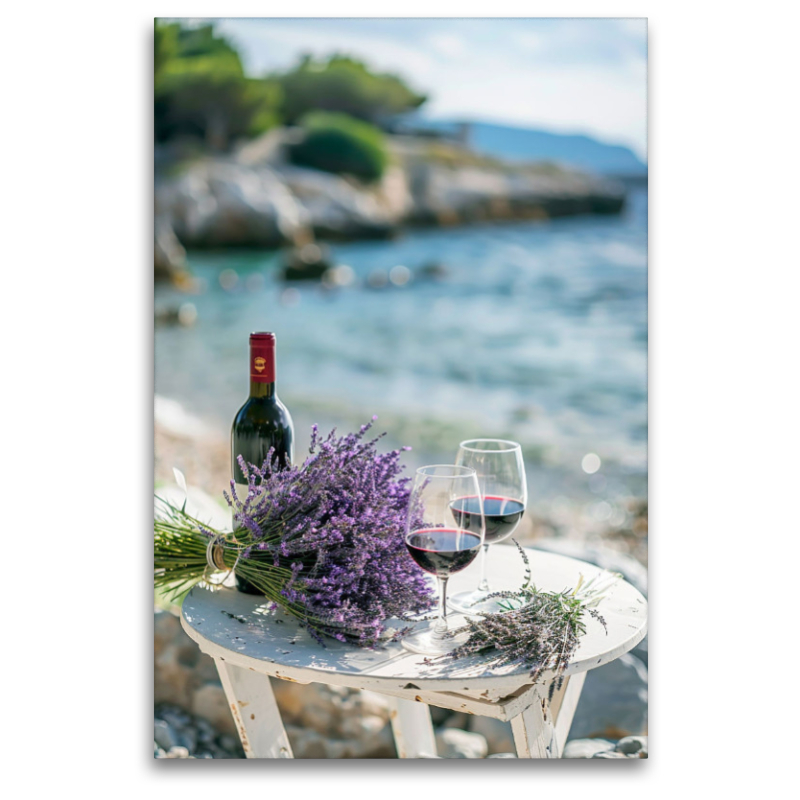 Strandrendevouz mit Lavendel