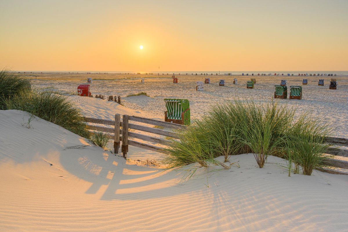 Abends am Strand bei Norddorf auf Amrum