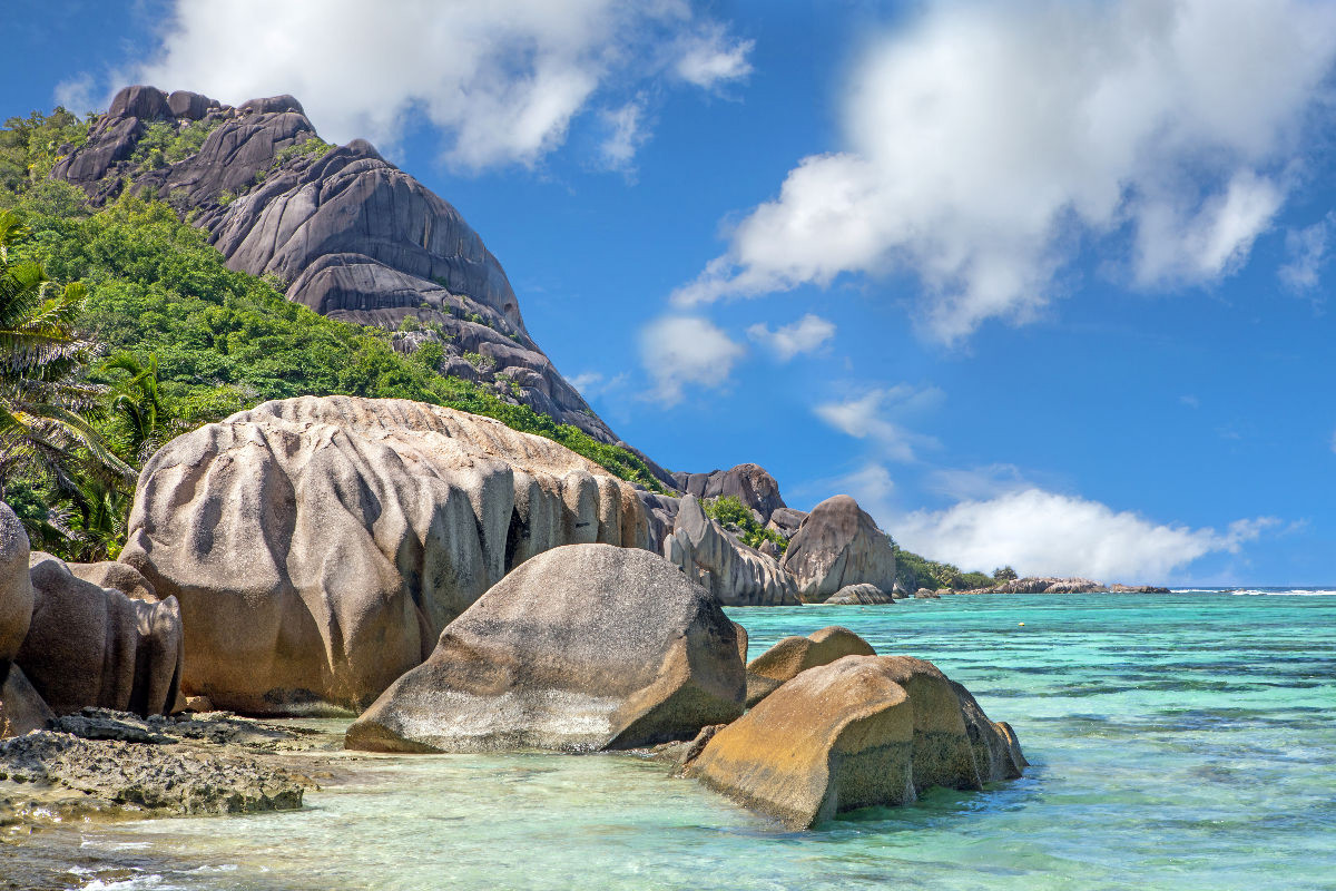 Traumstrand Anse Source d'Argent auf La Digue