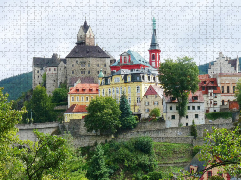 Elbogen, Loket, das böhmische Rothenburg in Tschechien