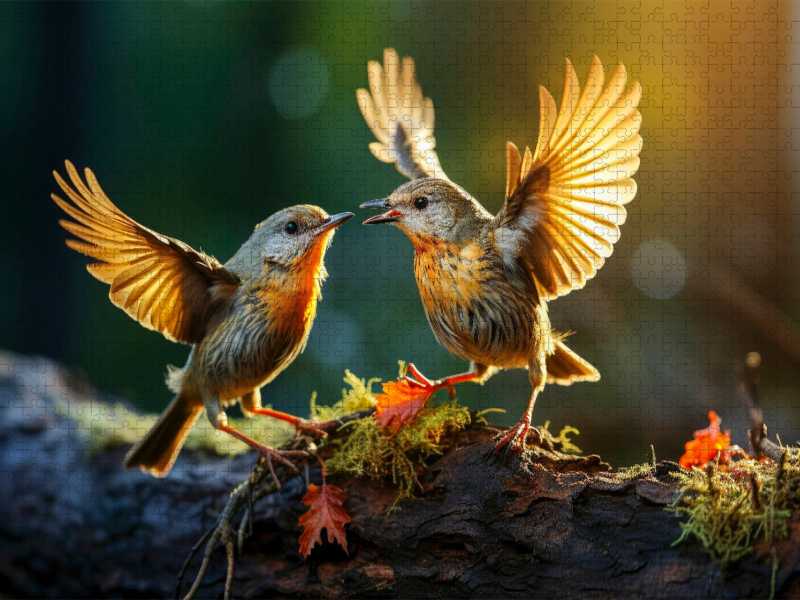 Vögel, ein grandioser Goldener Oktober