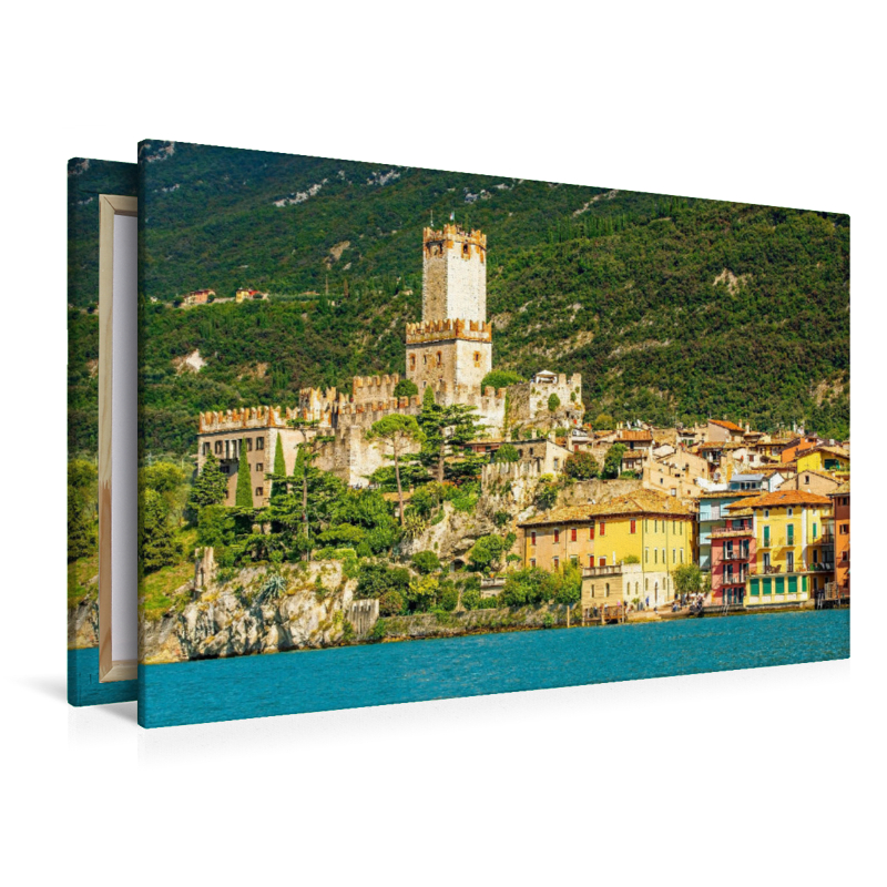 Postkartenausblick auf Malcesine