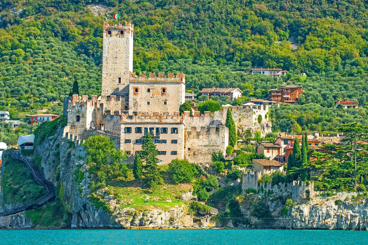 Aussicht auf das Castello Scaligero