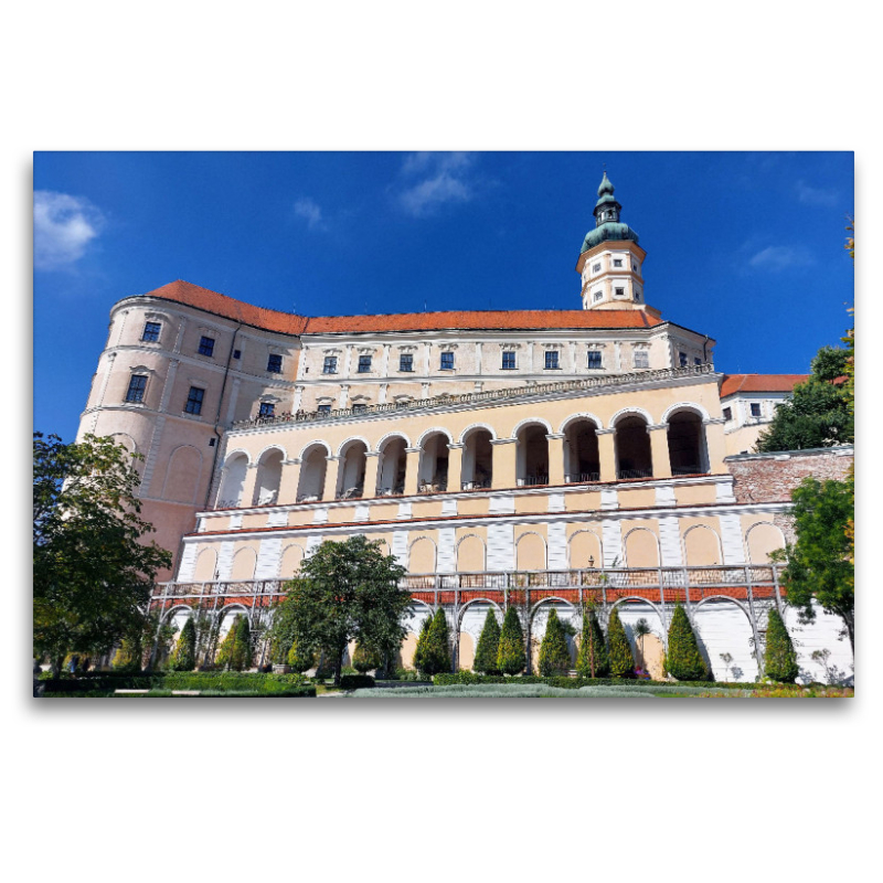 Schloss Mikulov, deutsch Nikolsburg in der Tschechischen Republik