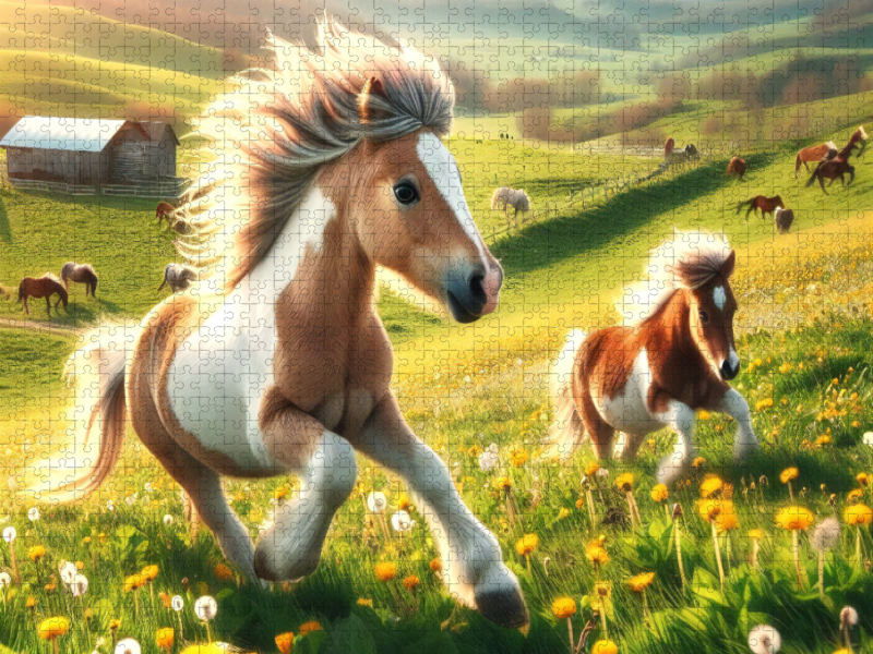 Frühlingserwachen der Ponys