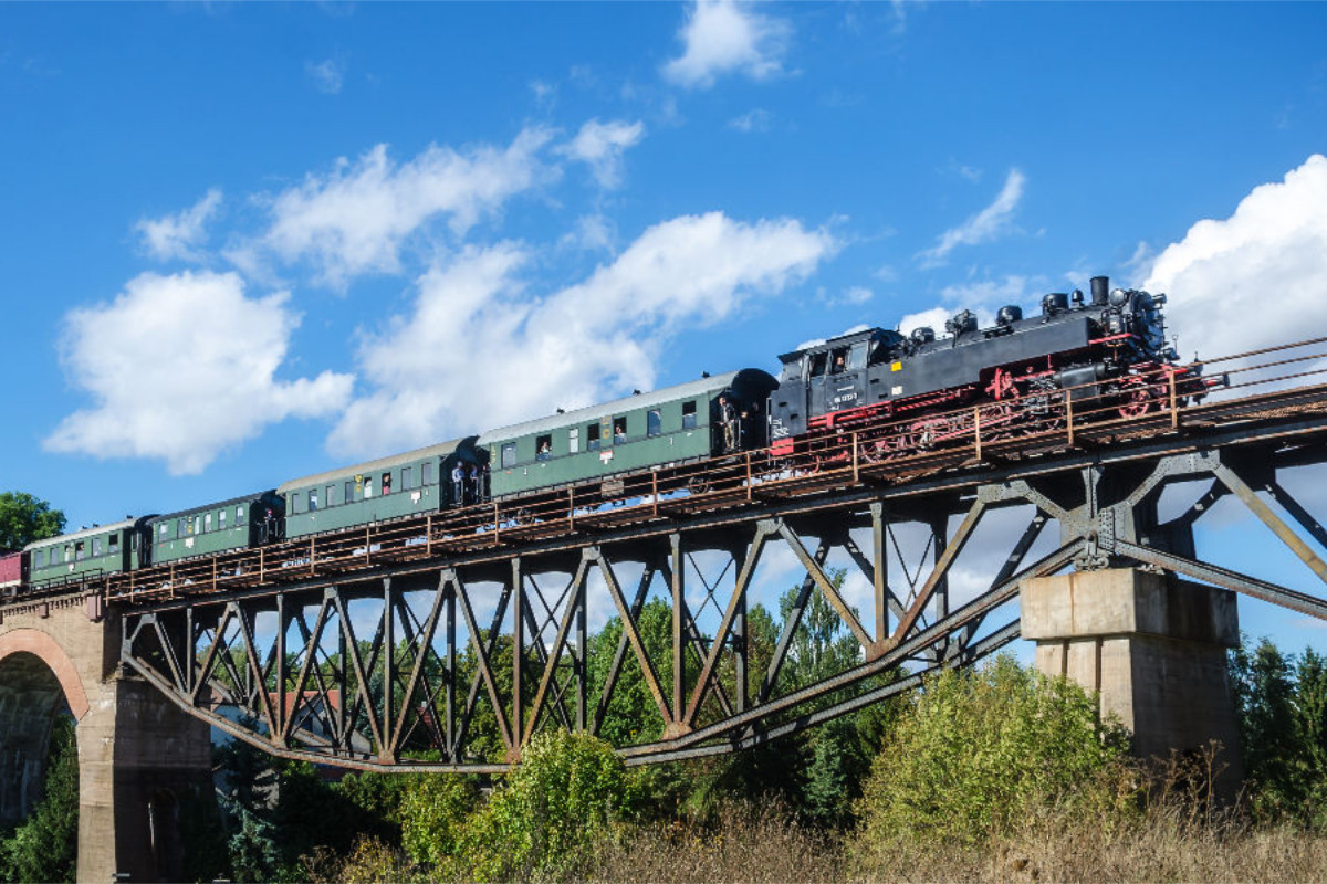 Sonderzug der Bergwerksbahn