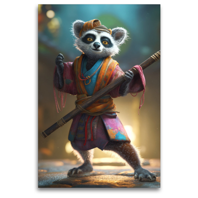 Ein Motiv aus dem Kalender Tierische Samurai - Lemur