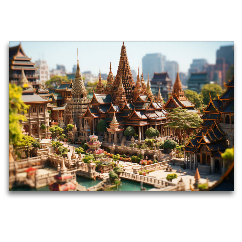 Erinnert an Wat Phra Kaeo Bangkok Thailand