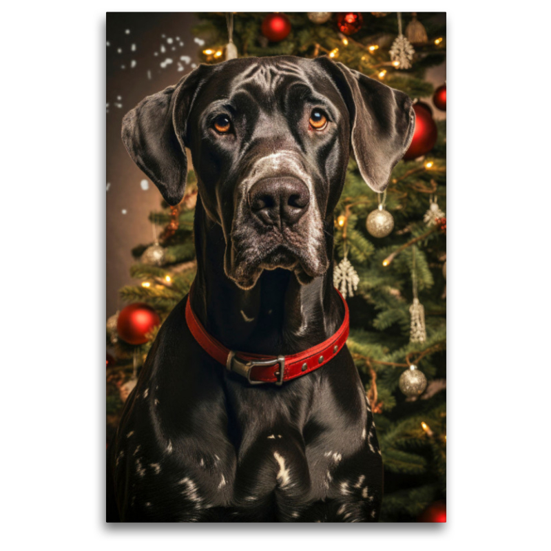 Deutsche Dogge, es weihnachtet