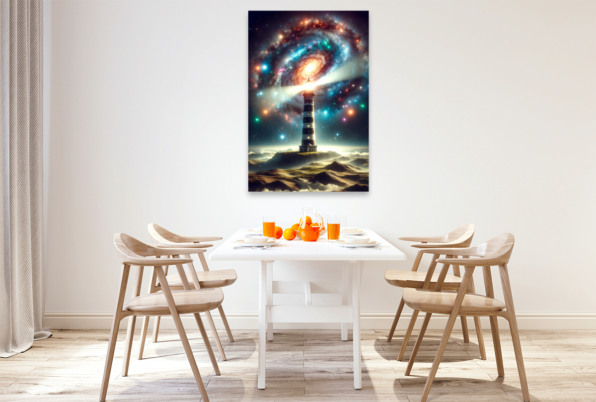 Galactic Lighthouse - Astronomie Bild