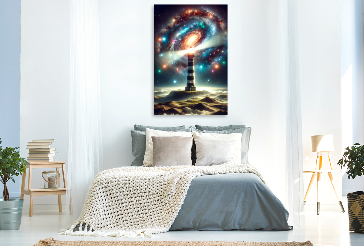 Galactic Lighthouse - Astronomie Bild