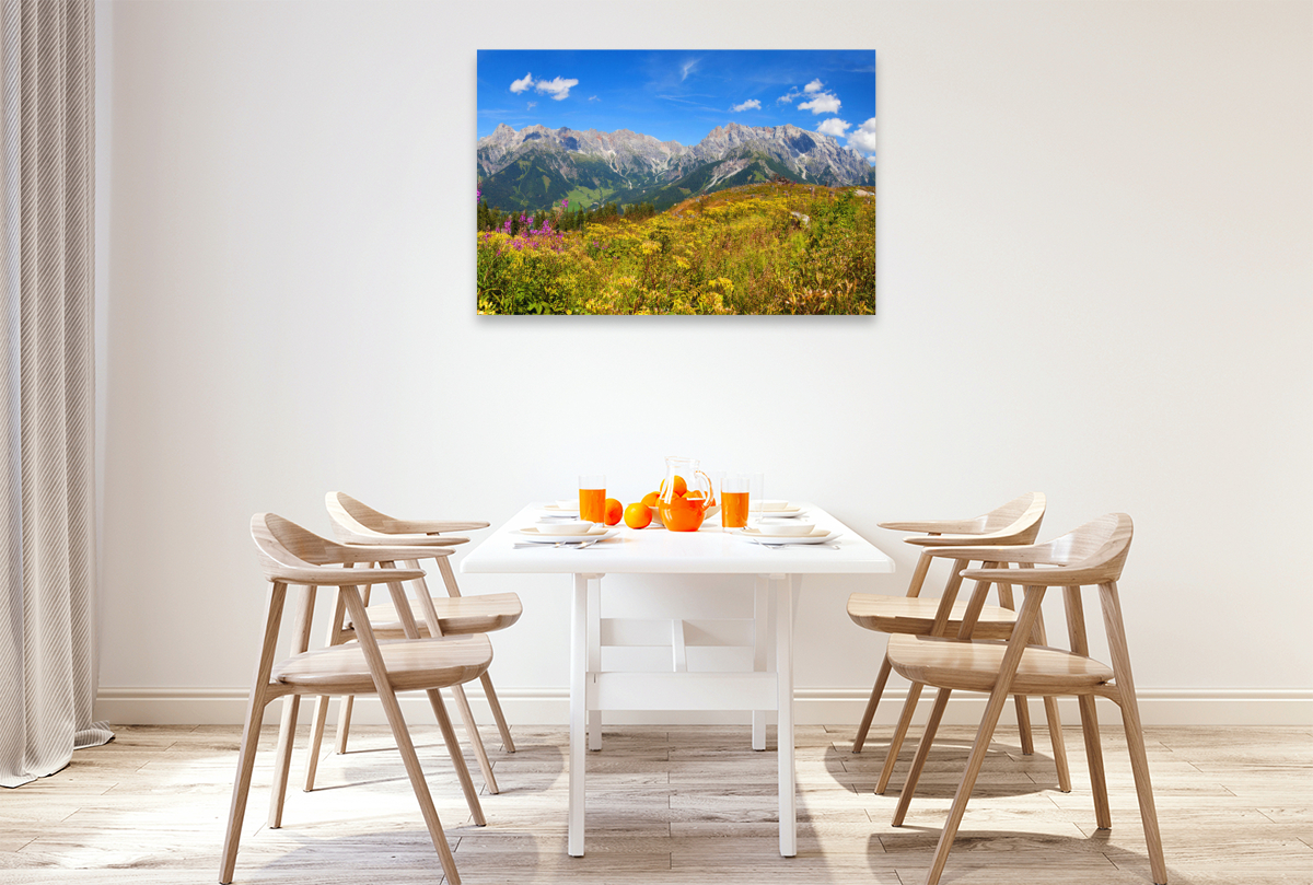 Schöne Blumenwiese auf der Steinbockalm