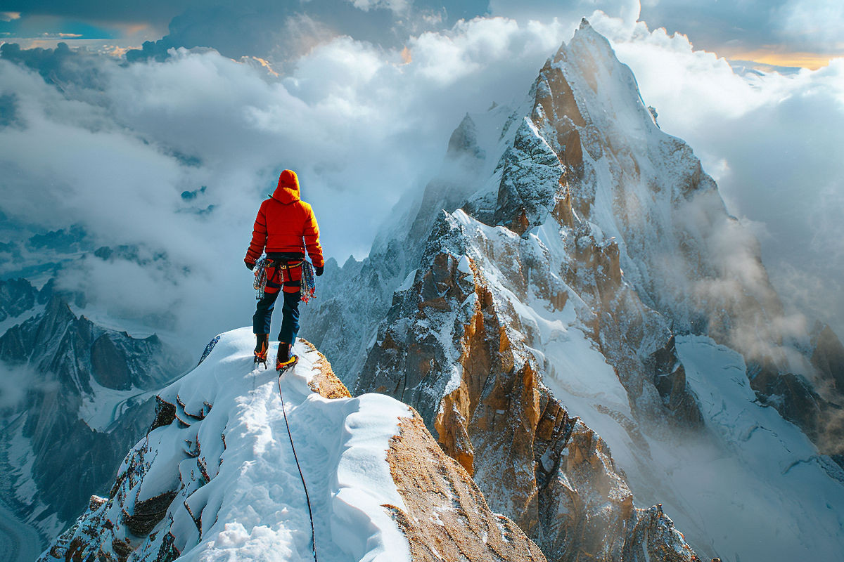 Grenzenlose Horizonte, mutige Seelen - Freeclimbing