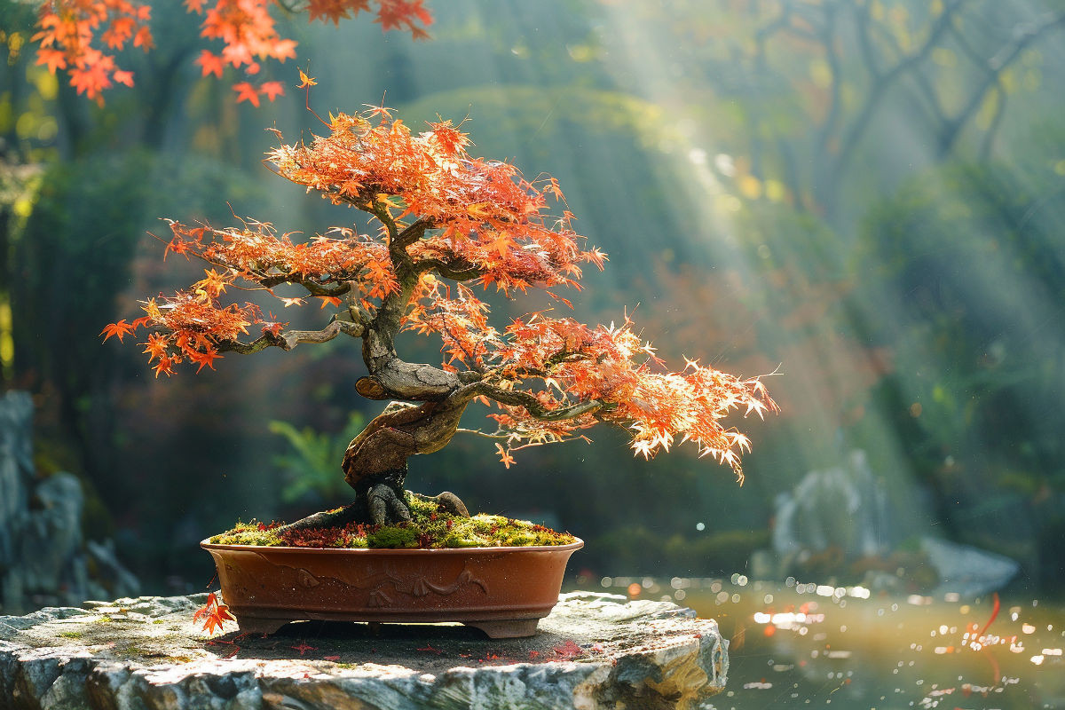 Elegante Schönheit: Bonsai, geformt mit Liebe