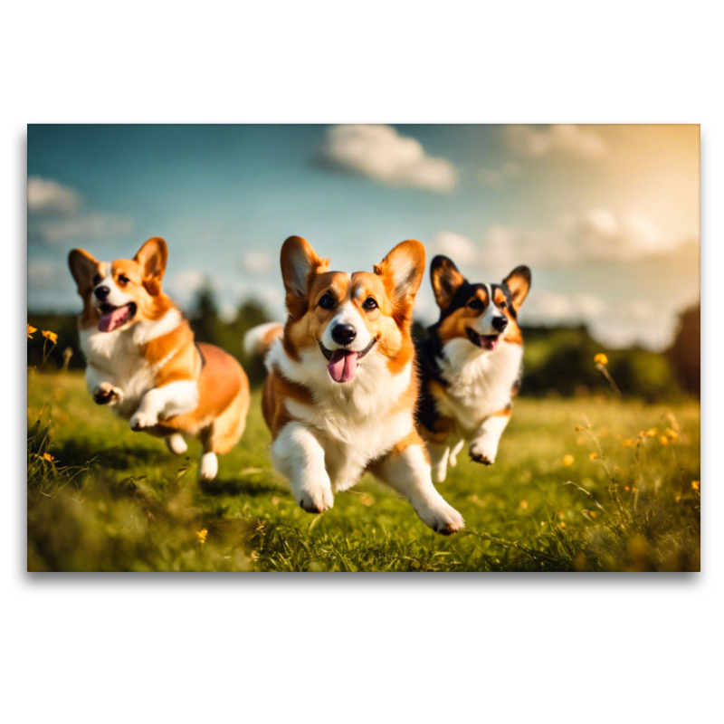 Welsh Corgi Pembroke in Aktion