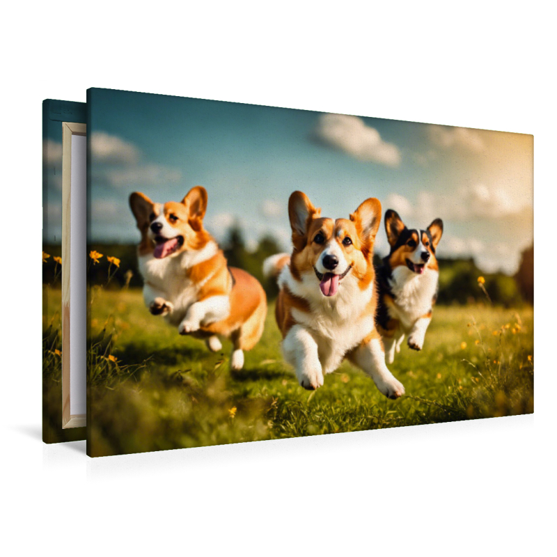 Welsh Corgi Pembroke in Aktion