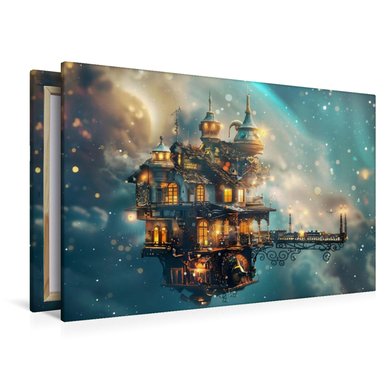 Ein Motiv aus dem Kalender 'Miniaturwelt Faszinierend winzige Häuser im Steampunk-Stil'