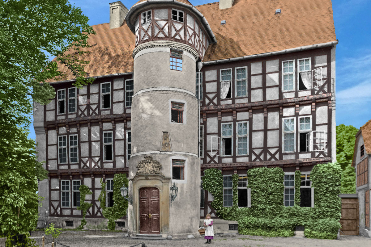 Salzwedel – Hauptgebäude Probstei (heute Danneil-Museum) um 1907