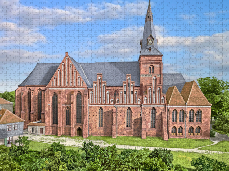 Salzwedel – Katharinenkirche von Norden aus um 1907