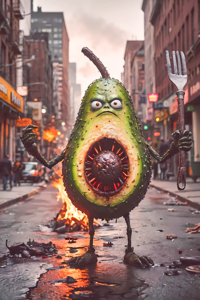 Die unversöhnliche Monster Avocado