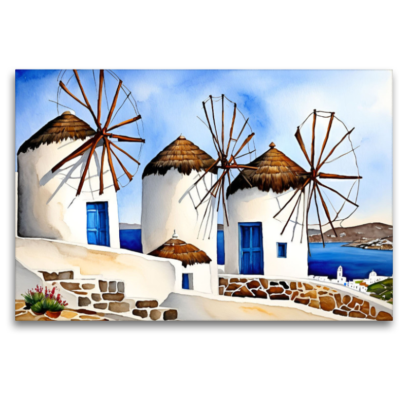 Windmühlen auf Mykonos