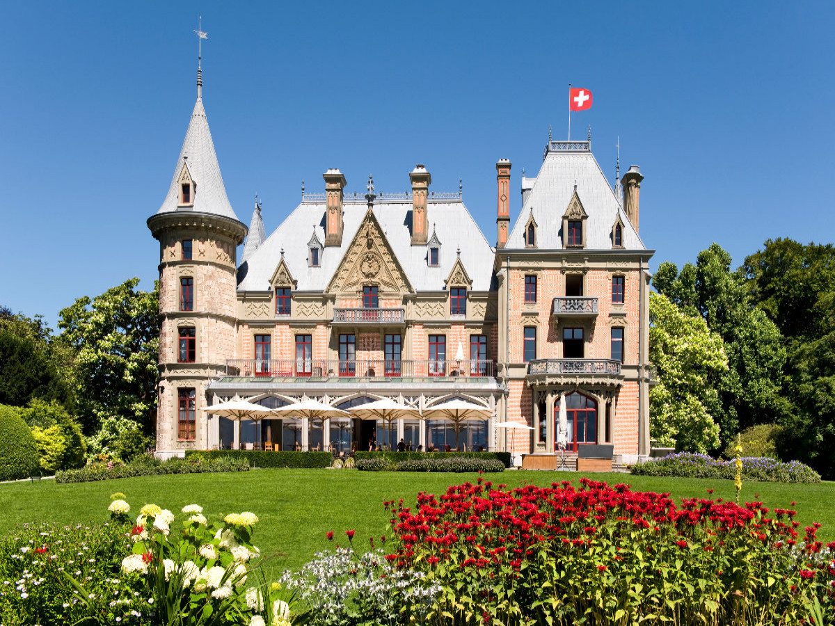 Schloss Schadau in Thun (Kanton Bern, Schweiz)