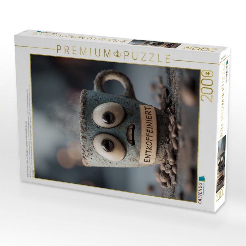 Entkoffeinierter Kaffee mit Panikblick - Lustiges Motiv für Koffeinfreunde