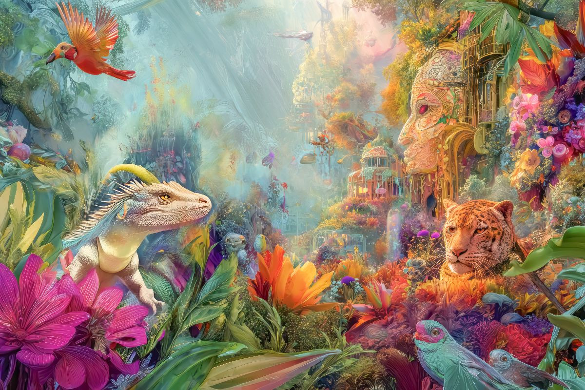 Créatures animales de la jungle