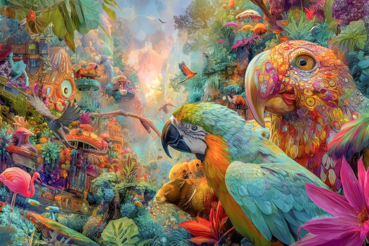 Créatures animales de la jungle