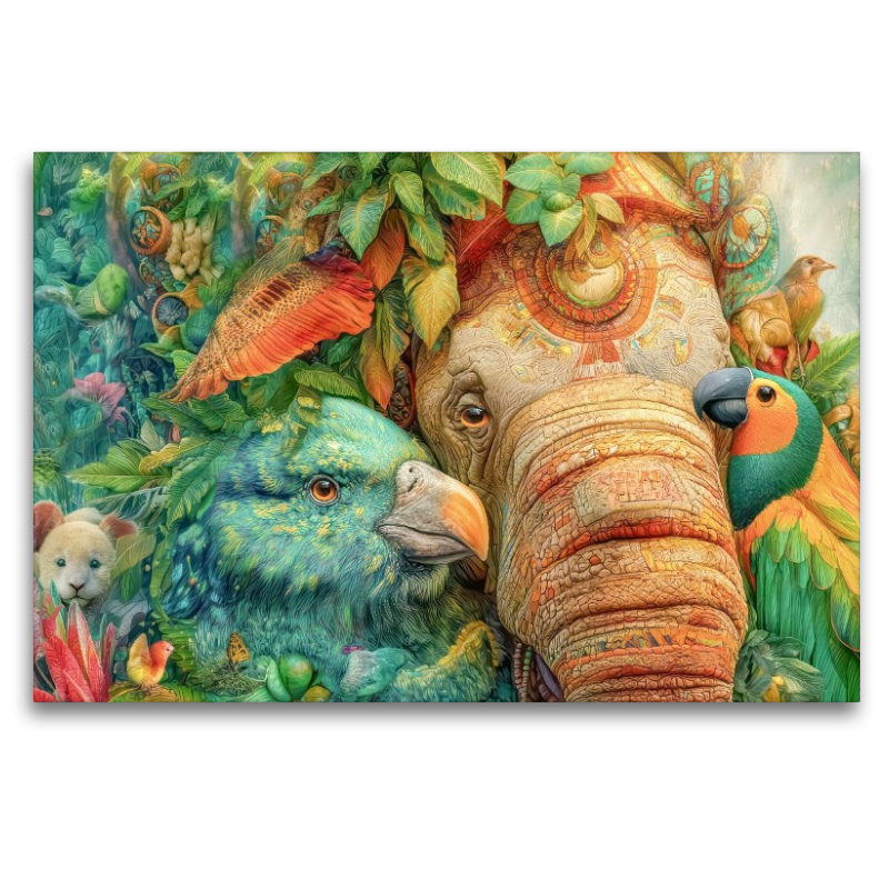 Créatures animales de la jungle