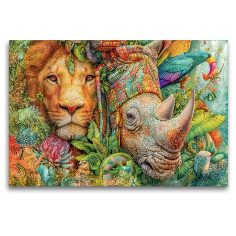 Créatures animales de la jungle