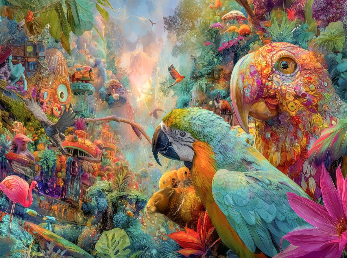 Créatures animales de la jungle