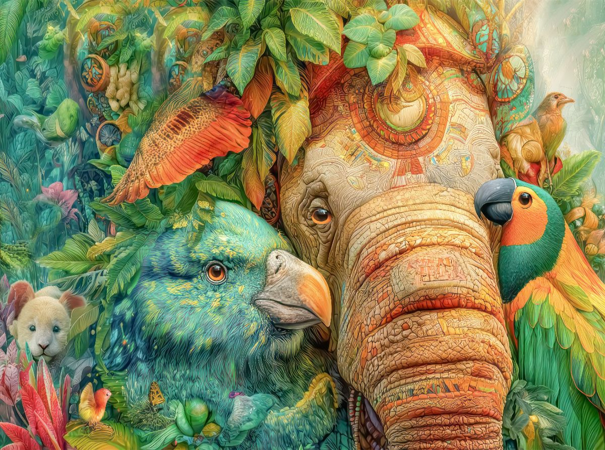 Créatures animales de la jungle