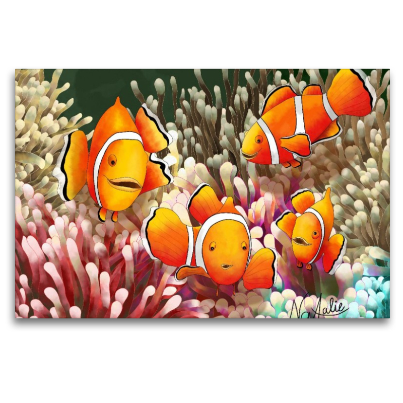 Bunte Clownfisch Entdecker